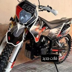 استیکر نیم ژله ایی  با لمینیت محافظتی موتور سیکلت فلات جدید